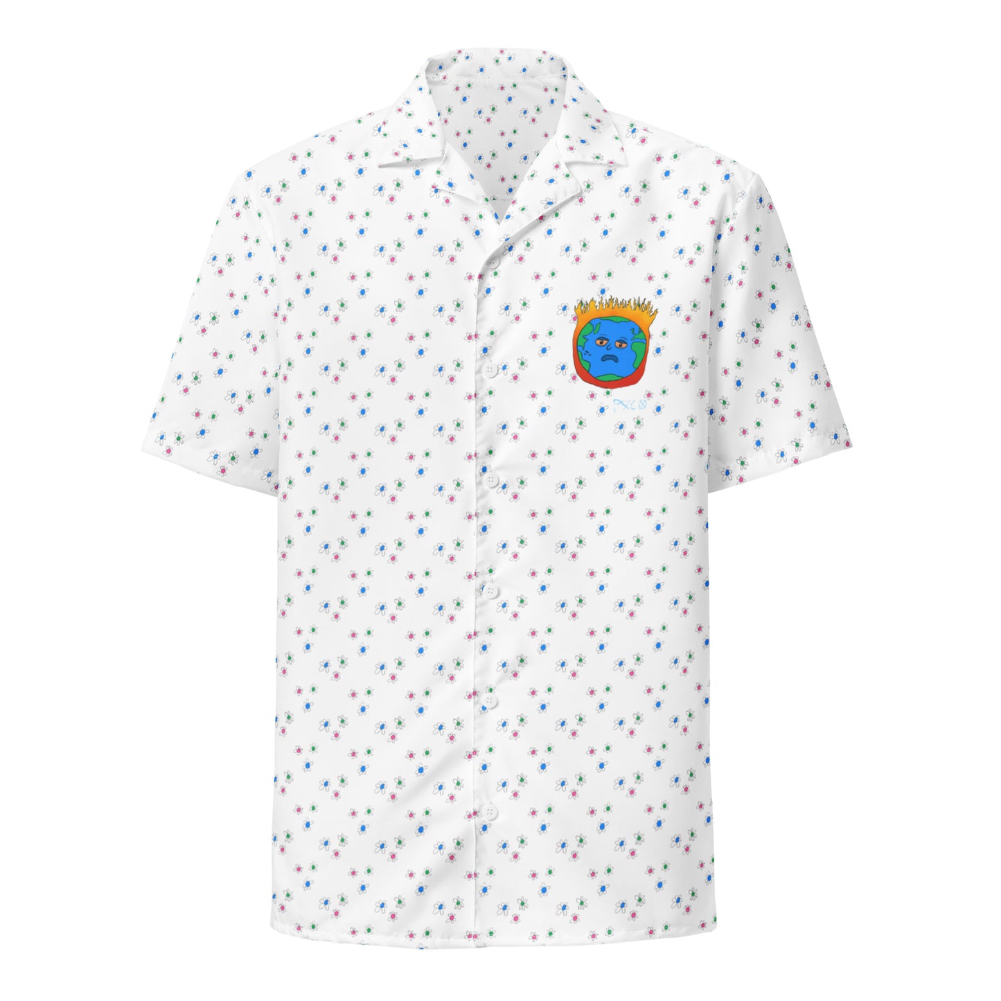 world peace button-up