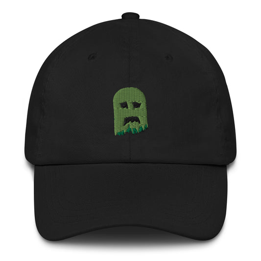 green ghost hat