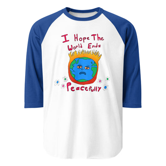 world peace baseball shirt