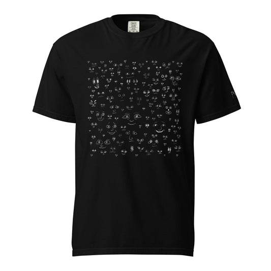 faces t-shirt (black)