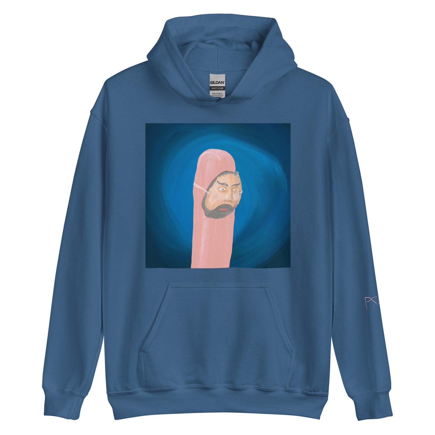 hot disguise hoodie (blue)